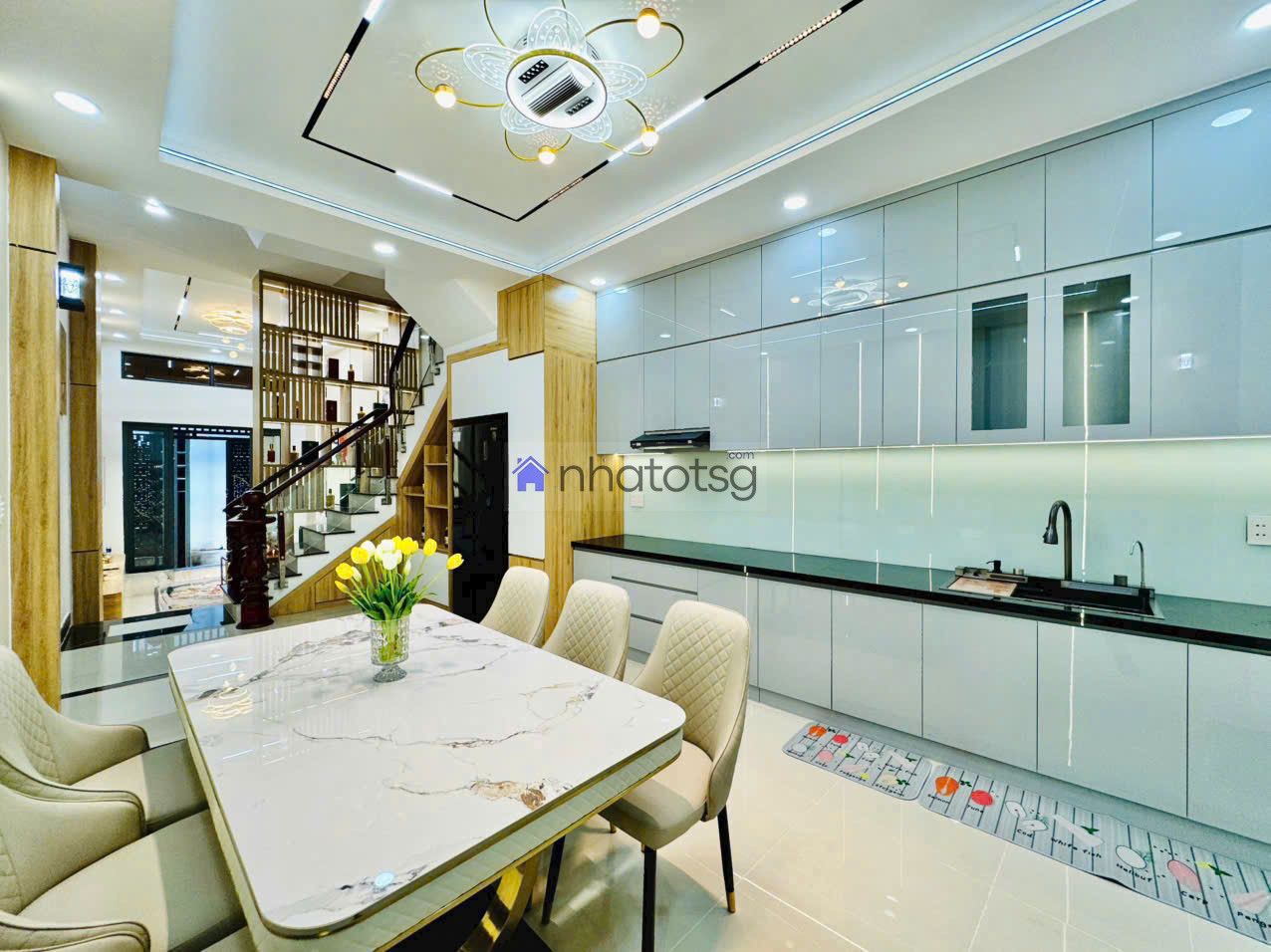 Bán nhà hẻm xe hơi Phạm Văn Chiêu 63m2 1 trệt 3 lầu 4pn 7.45 tỷ