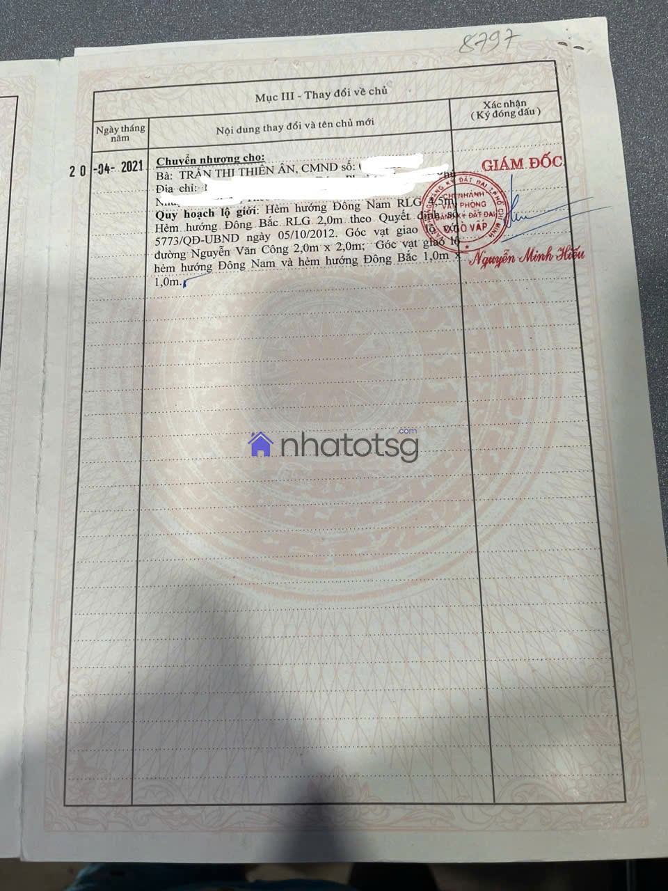 Vị trí đắc địa, gần sân bay Tân Sơn Nhất. Mặt tiền rộng, thuận tiện cho việc kinh doanh