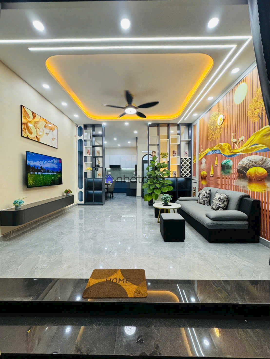 ĐS59 Gò Vấp tặng full nội thất. Gần chợ Thạch Đà.