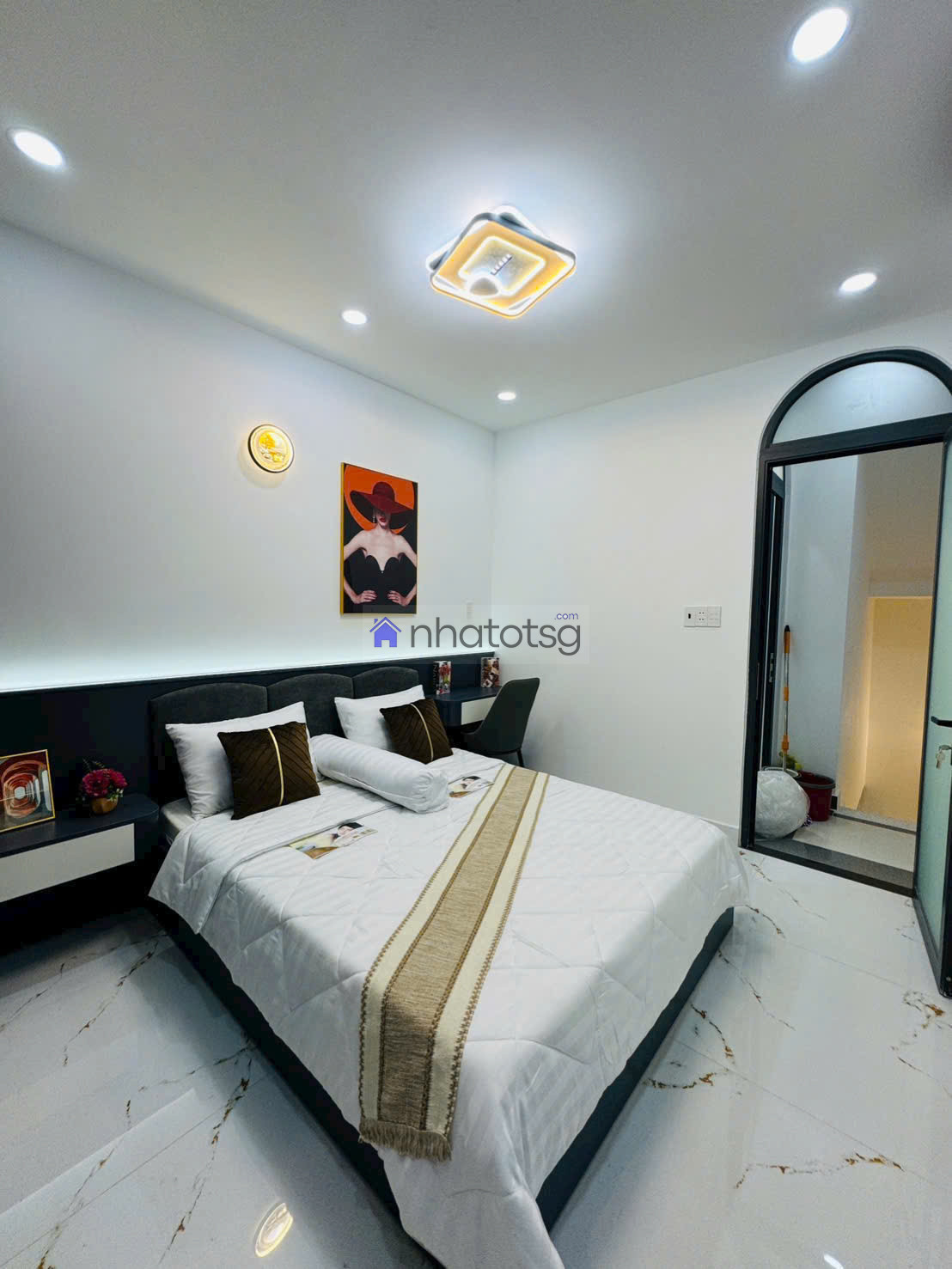 ĐS59 Gò Vấp tặng full nội thất. Gần chợ Thạch Đà.