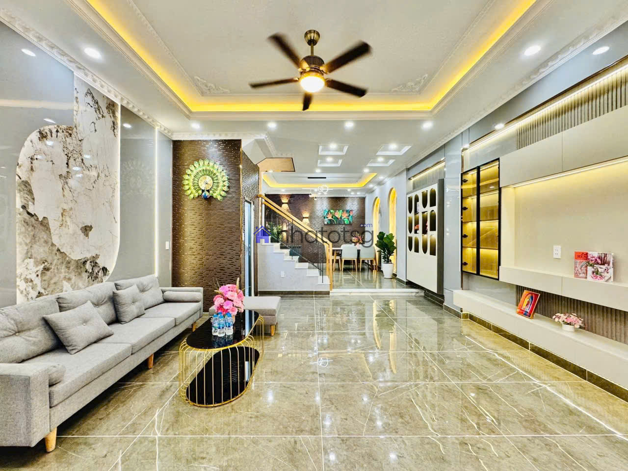 Kèo thơm. Nhà xây mới - full nội thất - chợ Tân Sơn, Nguyễn Tư Giản. 