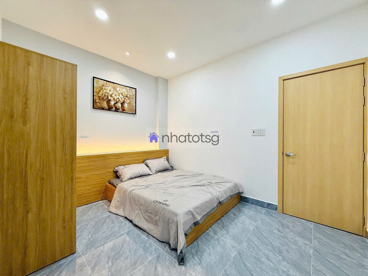 Hẻm Lê Văn Thọ 3.5m, gần chợ Hạnh Thông Tây.