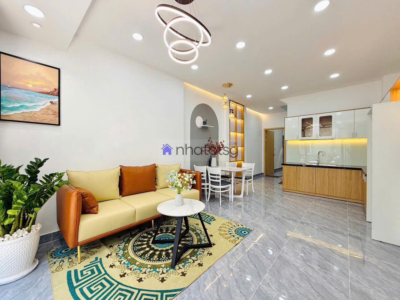 Hẻm Lê Văn Thọ 3.5m, gần chợ Hạnh Thông Tây.