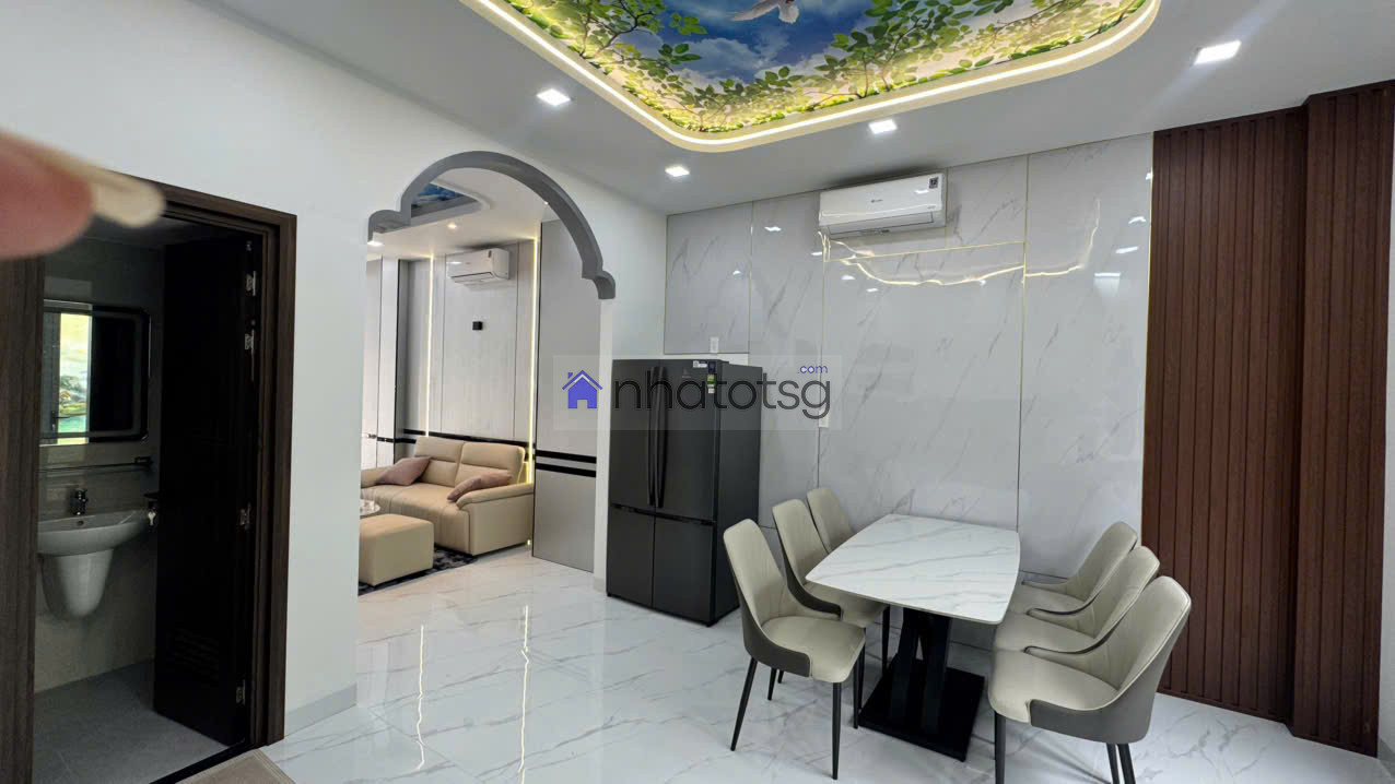 NHÀ ĐẸP XÂY MỚI KHU ĐỒNG BỘ TẠI BÀ ĐIỂM HÓC MÔN.