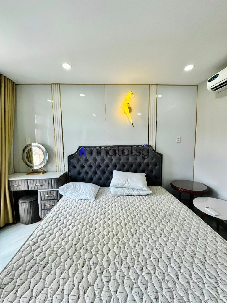 HẺM XE HƠI THÔNG - 5 TẦNG BTCT - SÁT MẶT TIỀN - FULL NỘI THẤT.