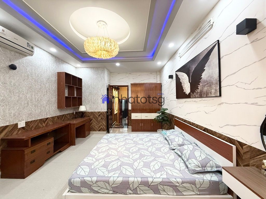 GẦN MẶT TIỀN QUANG TRUNG - 5 TẦNG - FULL NỘI THẤT.