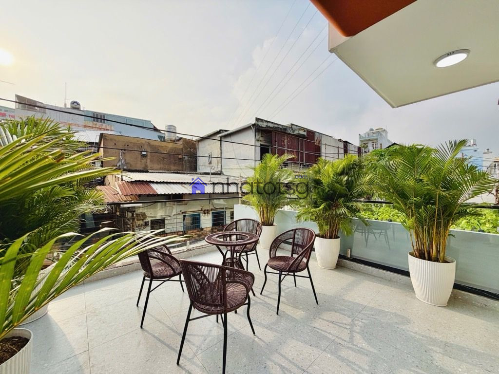 HẺM XE HƠI THÔNG - 1 CĂN RA MẶT TIỀN NGUYỄN VĂN KHỐI - 4 TẦNG SÂN THƯỢNG - FULL NỘI THẤT.