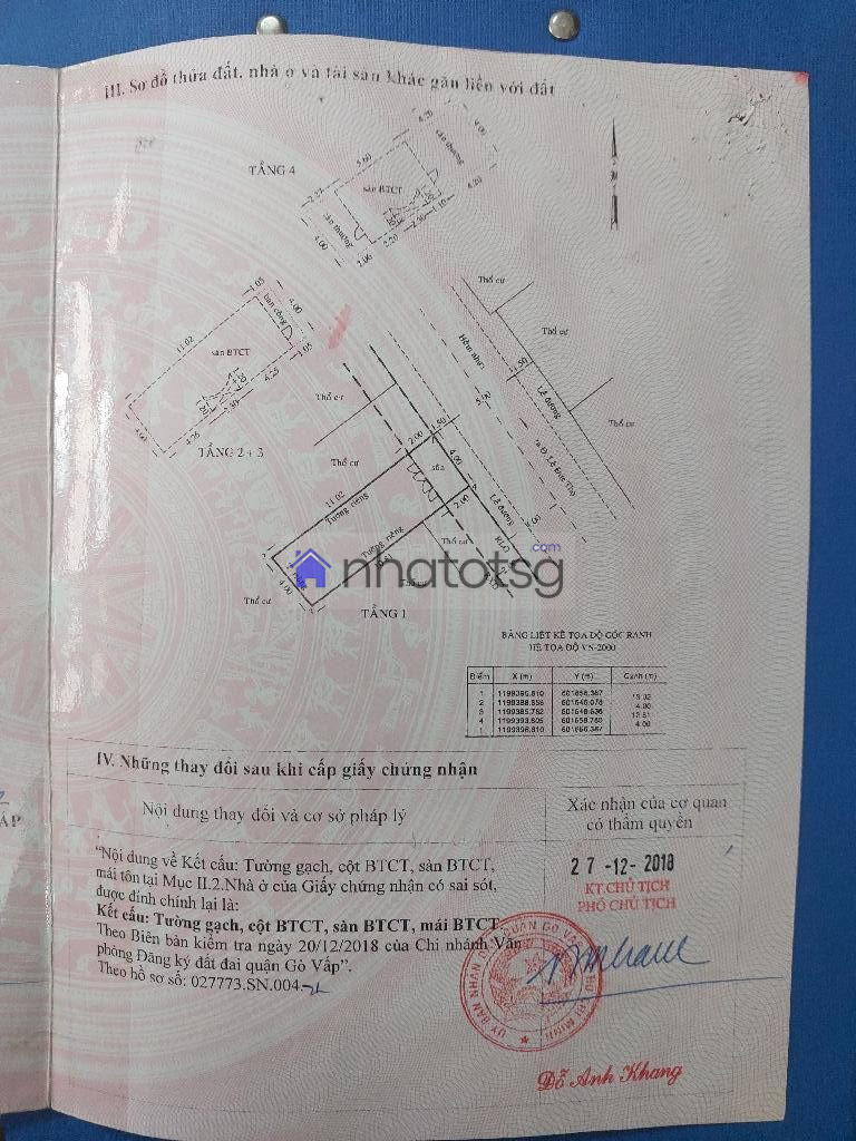 GẦN MẶT TIỀN HXH THÔNG. PHƯỜNG AN NHƠN