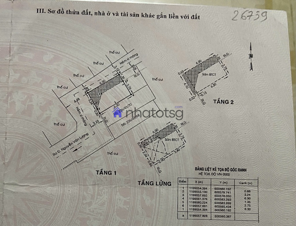 NGAY CITYLAND - GẦN HẺM XE HƠI - 3 TẦNG.