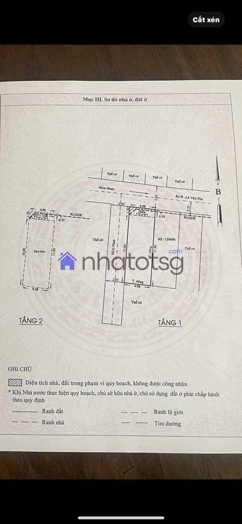 CHÍNH CHỦ 1 ĐỜI - XE HƠI ĐỖ CỬA - 2 MẶT THOÁNG - KHÔNG LỘ GIỚI - KHÔNG QUY HOẠCH - NGAY TRƯỜNG NGUYỄN DU