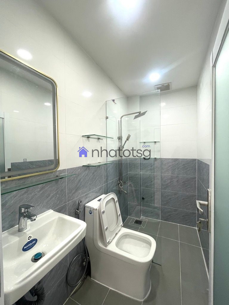 NHÀ ĐẸP MỚI - CÁCH MT 10M. HẺM AN NINH - CÔNG NHẬN ĐỦ - KHÔNG LỘ GIỚI.