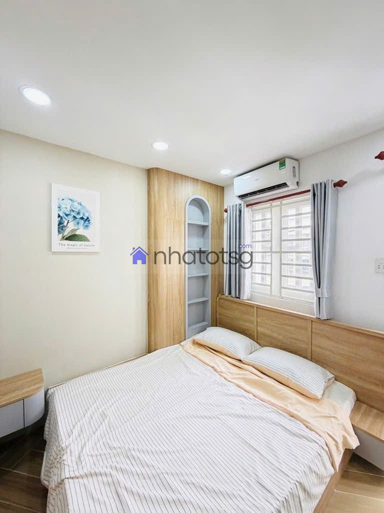 Hẻm thông sạch đẹp. DT 14m2 (3.2 x 5m). Gần BV175, chợ Tân Sơn Nhất, CV Gia Định