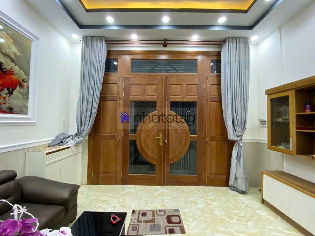 Hẻm Xe Hơi An Ninh - Trung Tâm Gò Vấp - Tặng Nội Thất Gỗ Xịn Xò - Không Lộ Giới.