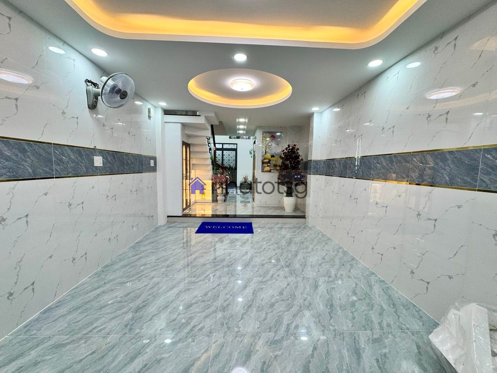 HẺM XE HƠI - 5 TẦNG BTCT + THANG MÁY - MỚI FULL NỘI THẤT - SÁT BÊN BỜ KÈ THAM LƯƠNG