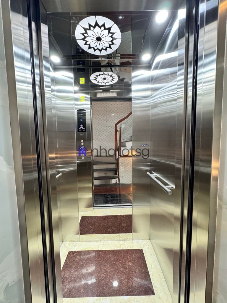 HẺM XE HƠI - 5 TẦNG BTCT + THANG MÁY - MỚI FULL NỘI THẤT - SÁT BÊN BỜ KÈ THAM LƯƠNG