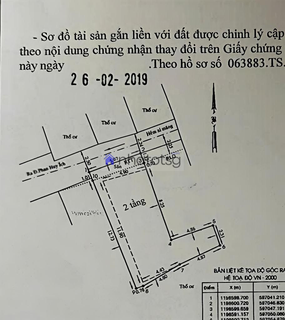 NGANG 6M – HẺM ÔTÔ ĐỖ CỬA – SÁT EMART GÒ VẤP
