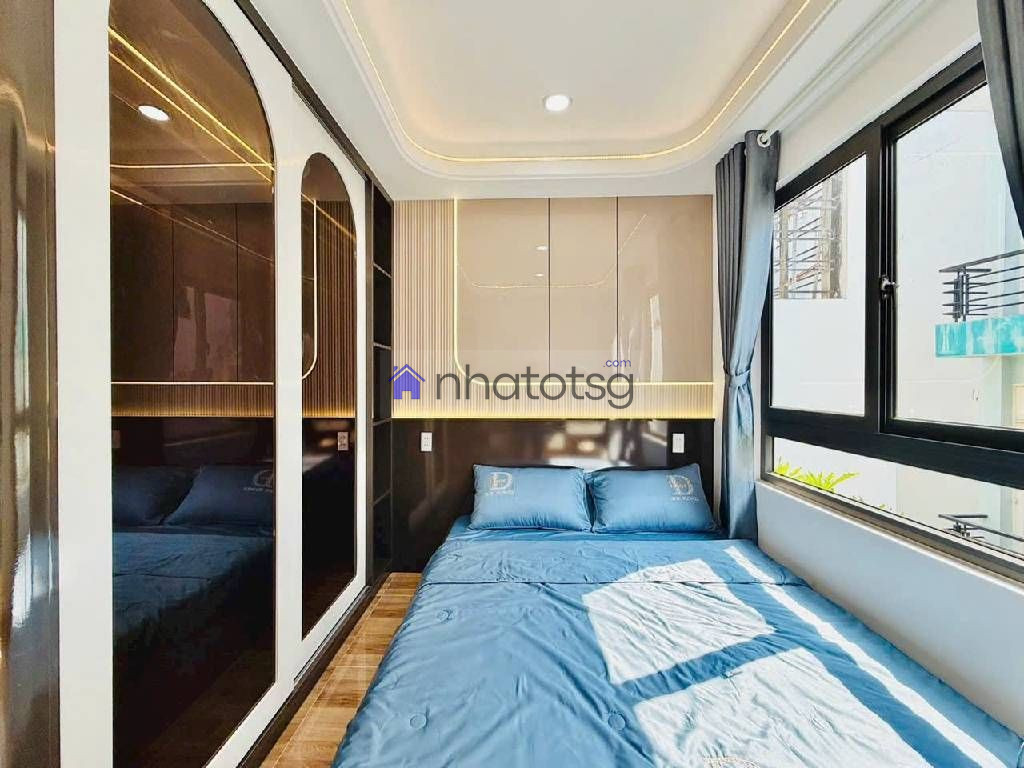 NGAY GẦN CHỢ PHẠM VĂN BẠCH, SIÊU THỊ CHỢ LỚN QUANG TRUNG, NHÀ MỚI XÂY , FULL NỘI THẤT.