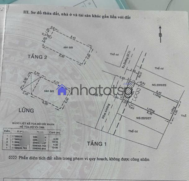 HẺM THOÁNG – TẶNG FULL NỘI THẤT – GẦN CV LÀNG HOA.