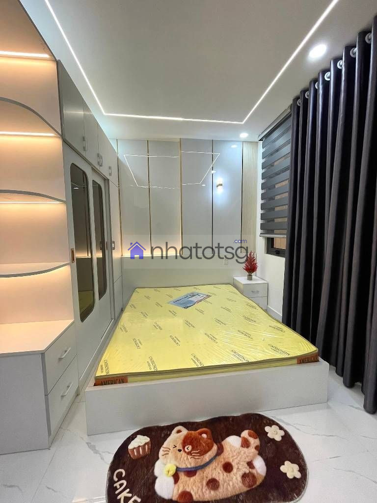 HẺM THOÁNG – TẶNG FULL NỘI THẤT – GẦN CV LÀNG HOA.