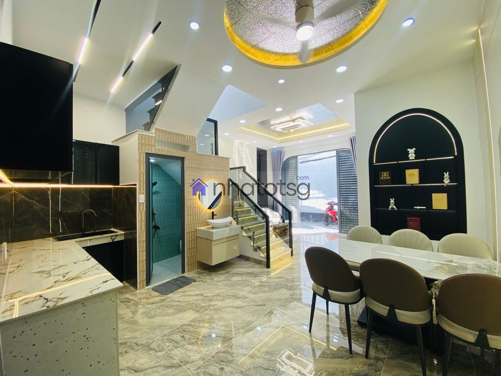 SIÊU PHẨM NHÀ MỚI ĐẸP FULL NỘI THẤT, HẺM THÔNG TỨ TUNG.