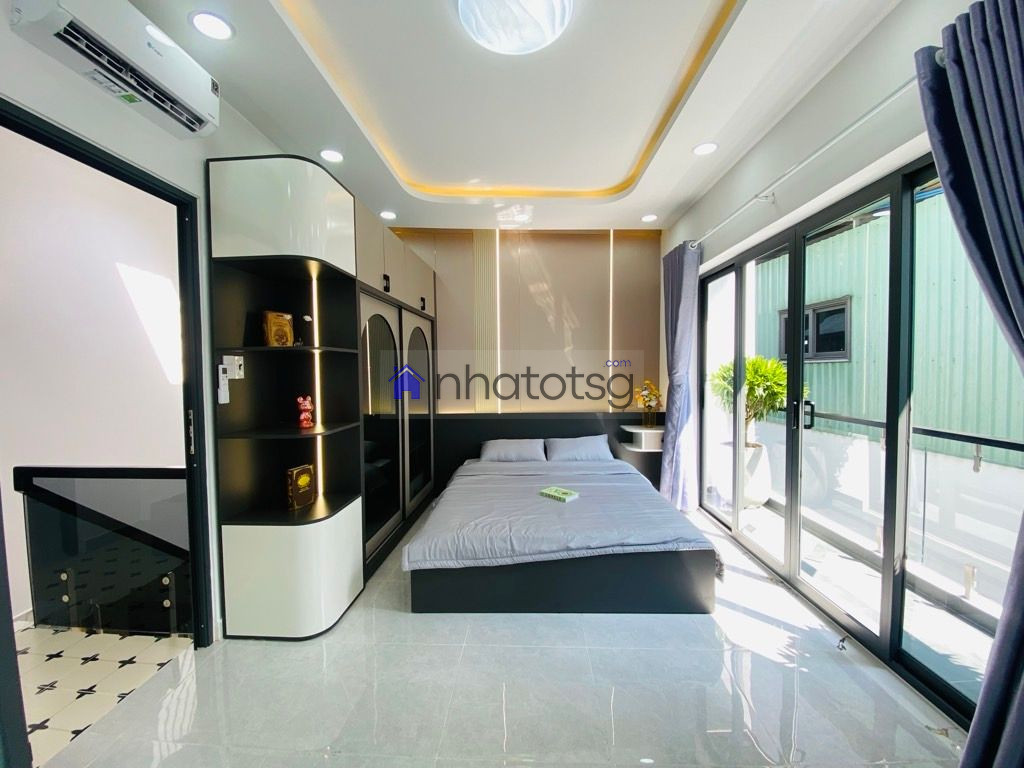 SIÊU PHẨM NHÀ MỚI ĐẸP FULL NỘI THẤT, HẺM THÔNG TỨ TUNG.