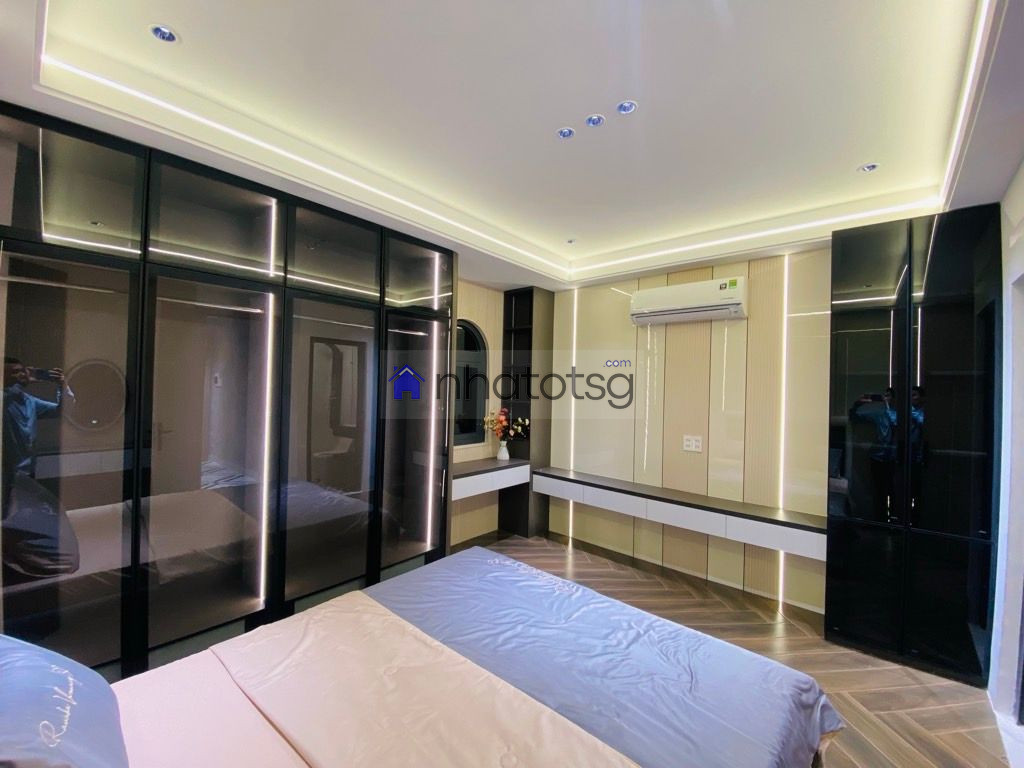 SIÊU PHẨM NHÀ MỚI ĐẸP FULL NỘI THẤT, HẺM XE TẢI, XE HƠI NGỦ TRONG NHÀ, NỞ HẬU.