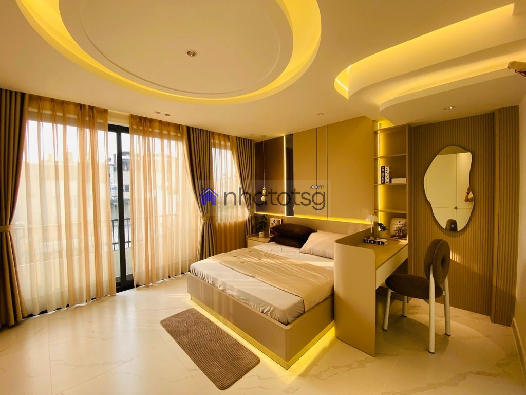 SIÊU PHẨM NHÀ MỚI ĐẸP FULL NỘI THẤT, XE HƠI NGỦ TRONG NHÀ, NỞ HẬU TÀI LỘC, KHU VIP NHÀ CAO TẦNG.