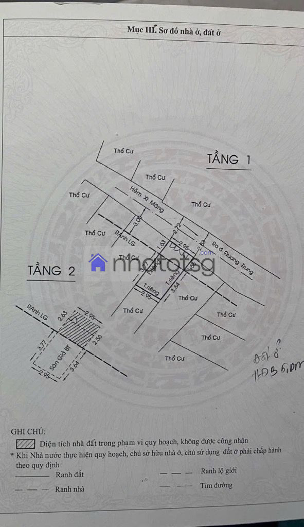 NHỈNH 2 TỶ TRUNG TÂM GÒ VẤP- NHÀ 2 TẦNG -HẺM XE HƠI -GẦN MẶT TIỀN