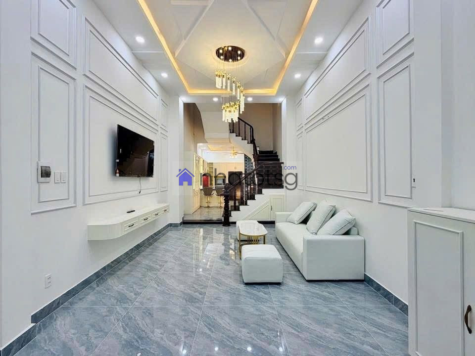 NHÀ 4 TẦNG MỚI ĐẸP - HXH - SỔ ĐẸP VUÔNG VỨC