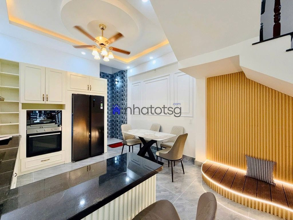 NHÀ 4 TẦNG MỚI ĐẸP - HXH - SỔ ĐẸP VUÔNG VỨC