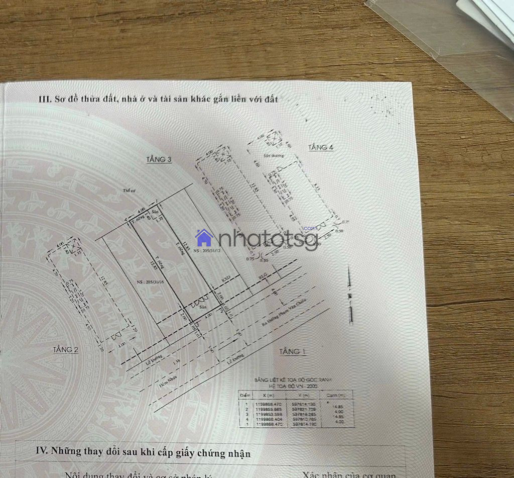 NHÀ 4 TẦNG MỚI ĐẸP - HXH - SỔ ĐẸP VUÔNG VỨC