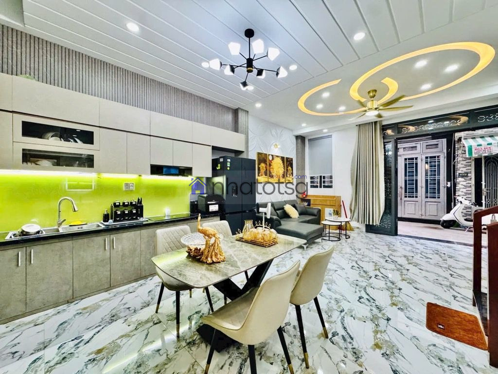 KHU CAO TẦNG - TẶNG FULL NỘI THẤT. NGANG HƠN 5M CỰC ĐẸP. KHÔNG QH - KO LỘ GIỚI - HẺM XE HƠI  - KHU DÂN TRÍ