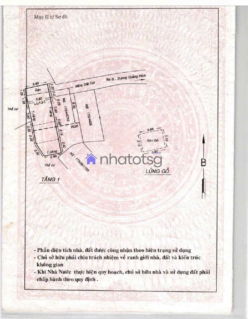 CHÍNH CHỦ 1 ĐỜI, NHÀ CŨ ƯU TIÊN XÂY MỚI, P. AN NHƠN.