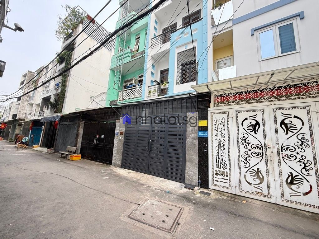 CHDV HẺM XE HƠI - 4 TẦNG 10 PHÒNG TRỌ THU NHẬP 40TR/ THÁNG - ĐIỆN NĂNG LƯỢNG MẶT TRỜI