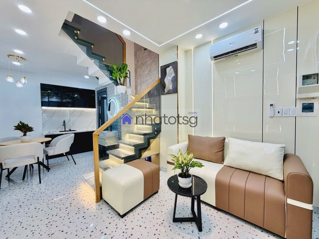 GẦN SÂN BAY TSN, CÔNG VIÊN GIA ĐỊNH - 3 TẦNG MỚI - TẶNG FULL NỘI THẤT XỊN