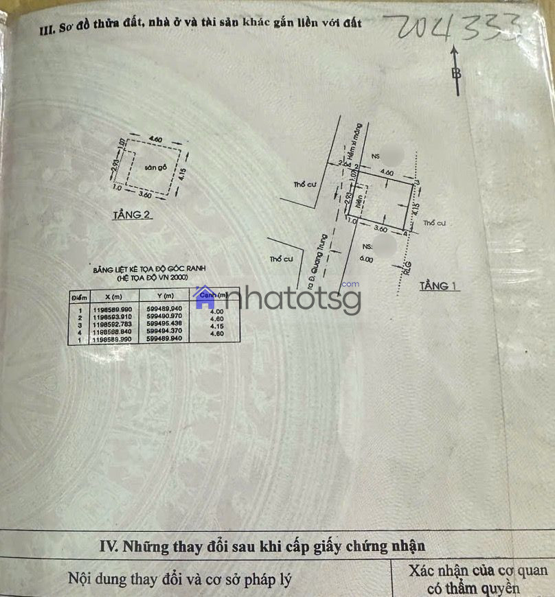 HẺM THÔNG - TẶNG FULL NỘI THẤT XỊN - NGAY COOPMART QUANG TRUNG ( ĐÃ BÁN )