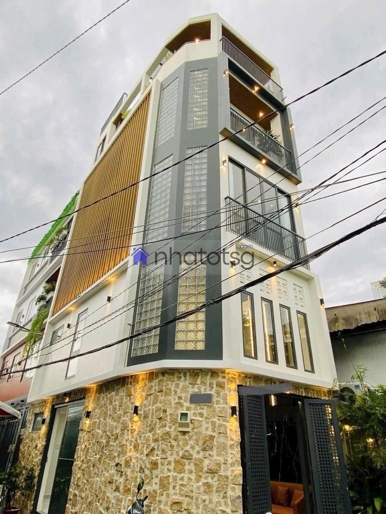 Ô TÔ NHỎ VÀO NHÀ - 5 TẦNG, SÂN THƯỢNG RỘNG - CĂN GÓC 2 MẶT THOÁNG.