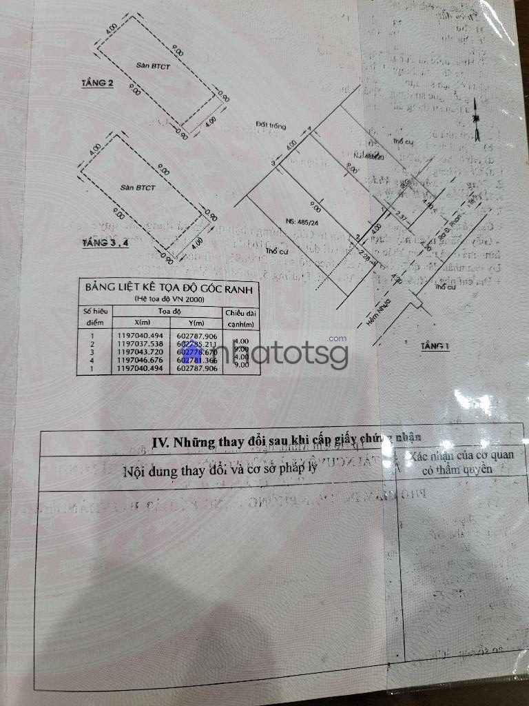 ĐỐI DIỆN CỔNG CITYLAND, EMART PHAN VĂN TRỊ, 4 TẦNG.