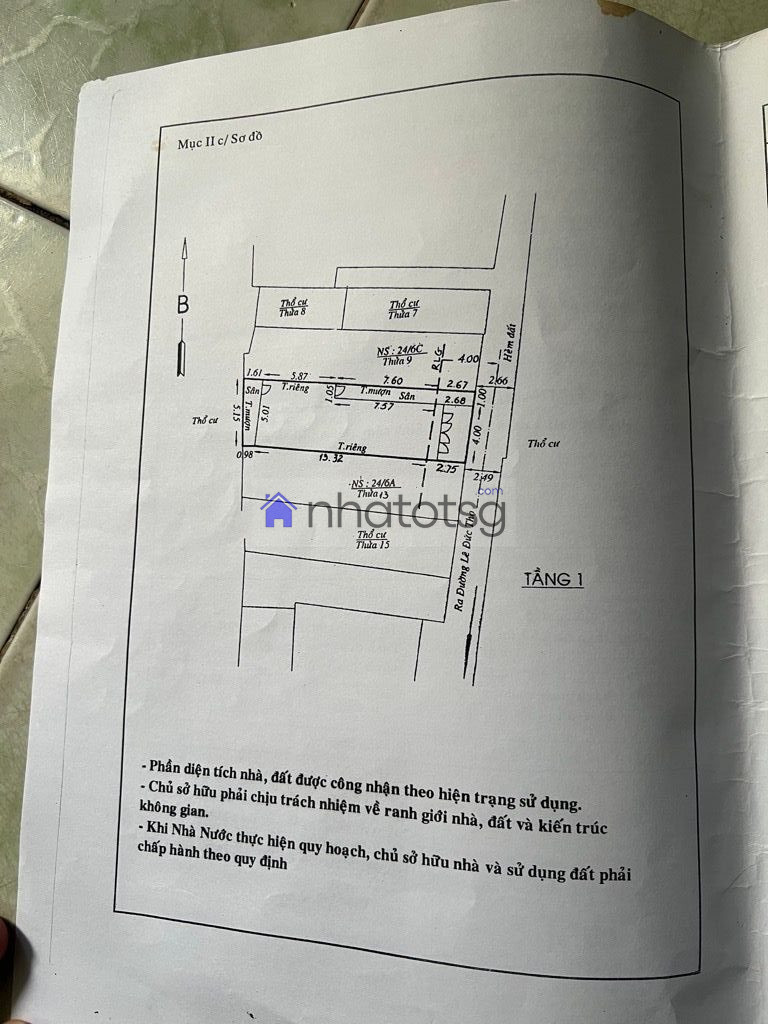 BÁN ĐẤT TẶNG NHÀ CẤP 4 GÁC LỬNG + 2 PHÒNG TRỌ