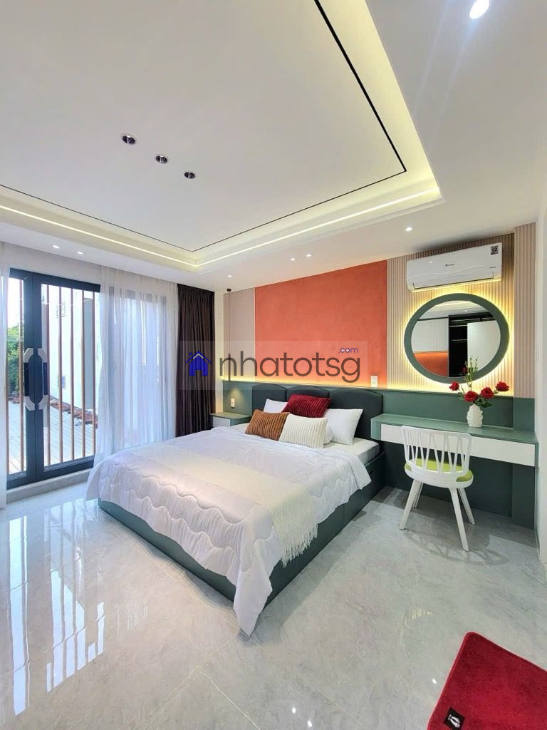 NHÀ MỚI THIẾT KẾ ĐẸP - HẺM XE HƠI, GẦN LÊ ĐỨC THỌ - NGUYỄN OANH - 5 TẦNG - FULL NỘI THẤT CAO CẤP