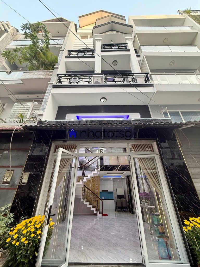 HẺM TRẢI NHỰA 10M - KHU PHÂN LÔ - NGANG 5M - 5 TẦNG BTCT - GẦN PHẠM VĂN CHIÊU, CHỢ THẠCH ĐÀ