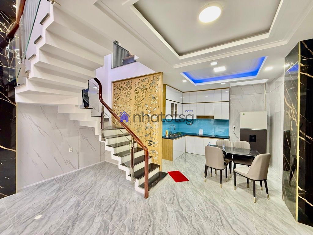 HẺM TRẢI NHỰA 10M - KHU PHÂN LÔ - NGANG 5M - 5 TẦNG BTCT - GẦN PHẠM VĂN CHIÊU, CHỢ THẠCH ĐÀ