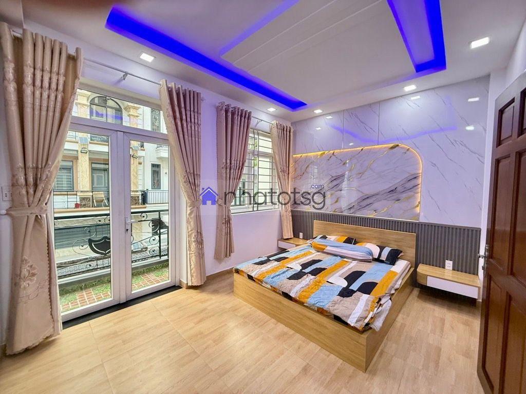 HẺM TRẢI NHỰA 10M - KHU PHÂN LÔ - NGANG 5M - 5 TẦNG BTCT - GẦN PHẠM VĂN CHIÊU, CHỢ THẠCH ĐÀ