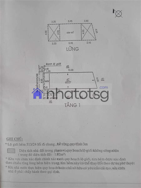 HẺM BA GÁC SẠCH SẼ. KHÔNG LỘ GIỚI, KHÔNG QUY HOẠCH, MUA BÁN NGAY.