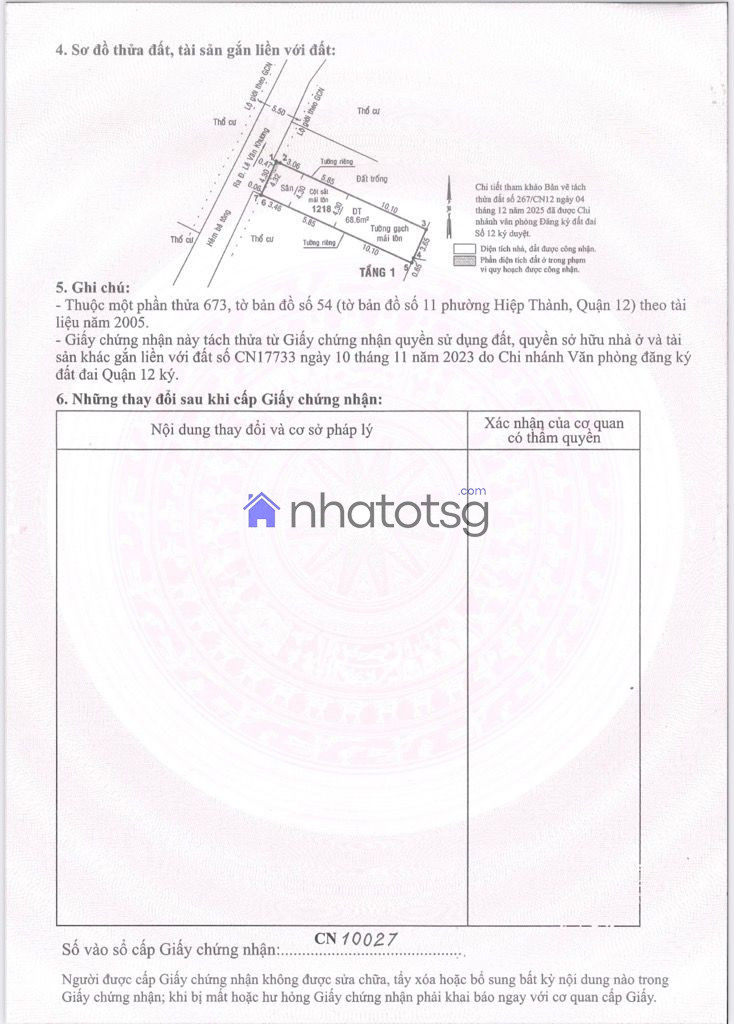 BÁN ĐẤT TẶNG NHÀ CẤP 4. Ô TÔ NGỦ TRONG NHÀ. MẶT TIỀN CHUẨN 4.3M SỔ VUÔNG ĐẸP.