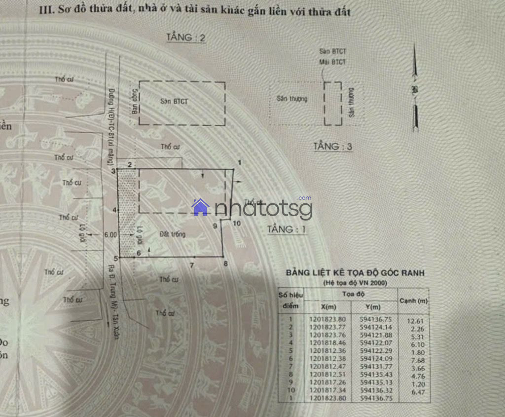 HẺM 3M THÔNG TỨ TUNG - NGAY CHỢ VẠN HẠNH - NGANG ĐỈNH 11.5M - NGAY TRUNG TÂM TRUNG CHÁNH