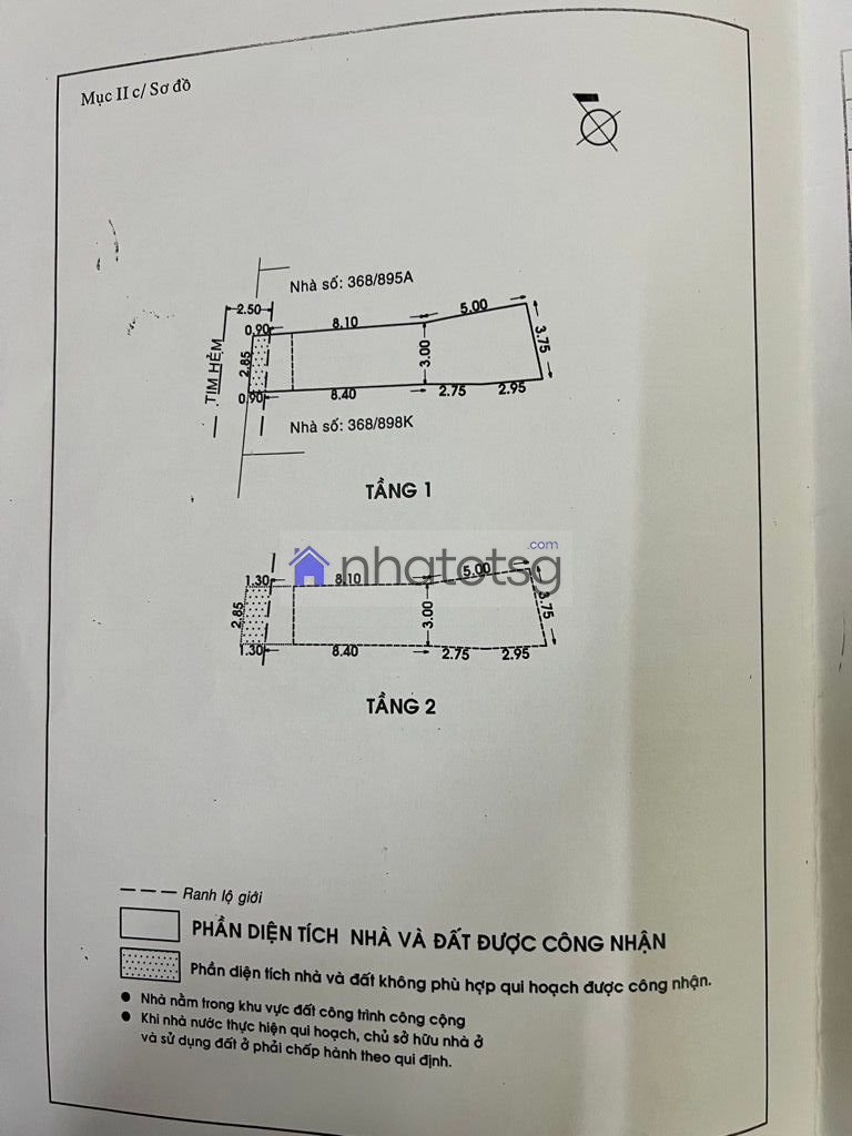GIÁP Q10, Q3, PHÚ NHUẬN, HẺM RỘNG THOÁNG, 2 TẦNG BTCT, SỔ HOÀN CÔNG ĐỦ NỞ HẬU TÀI LỘC