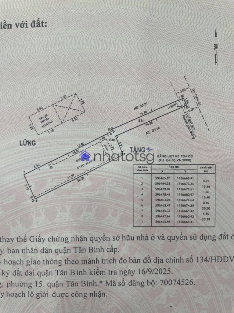HẺM XE HƠI ĐỖ CỬA, ĐỐI DIỆN CHỢ TÂN TRỤ, GẦN KHU CN TÂN BÌNH.