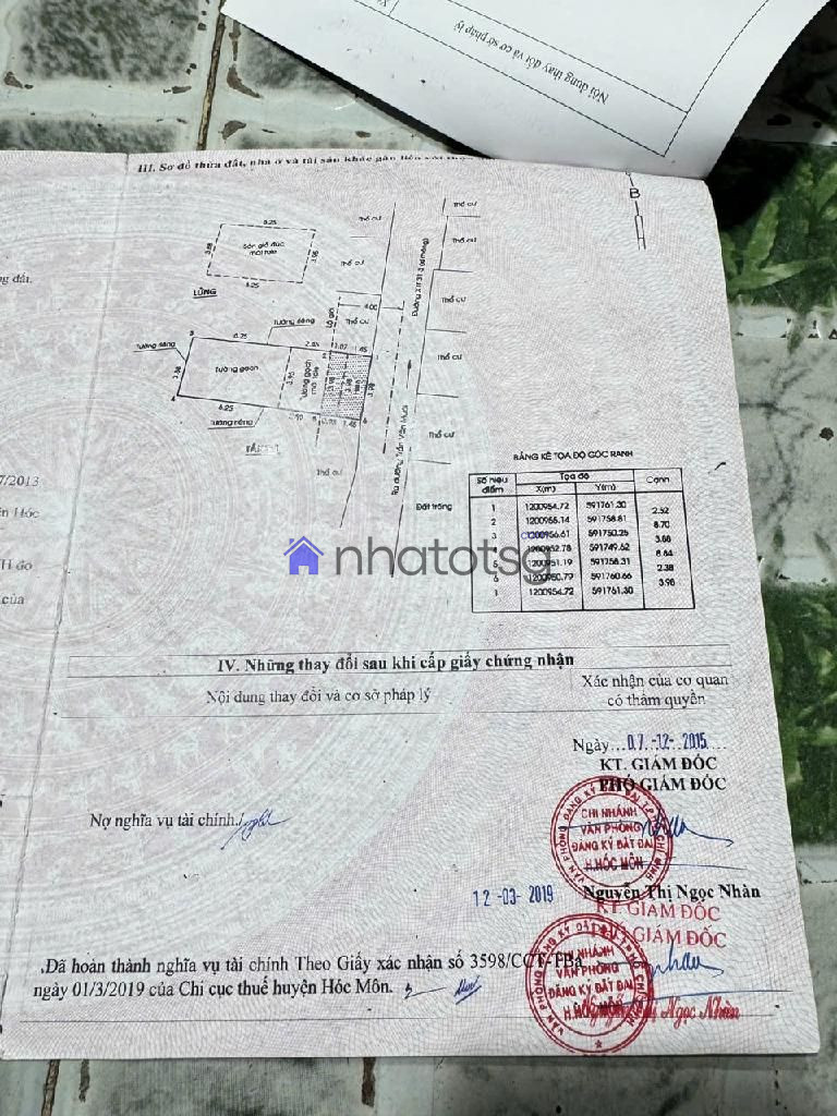 NHÀ ĐẸP BÀ ĐIỂM ( XUÂN THỚI THƯỢNG CŨ) VÀO Ở NGAY.