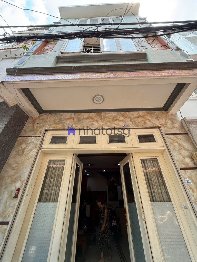 KHU VIP BÀU CÁT - TÂN BÌNH - NHÀ 3 TẦNG BTCT - GẦN MT - TẶNG NỘI THẤT GỖ XỊN - VUÔNG A4.